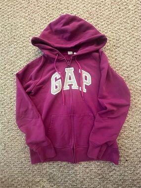 GAP Pink zip up jacket hoodie